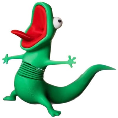 Lizard Memes Is Een Leuk Hagedis Ornament Speelgoed met Een Verwisselbare Veer Die Stress Kan Verlichten green