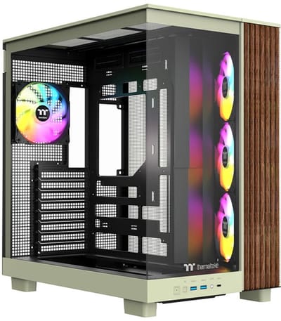 Thermaltake CA-11E-00MEWN-WS computerbehuizing Midi Tower Groen