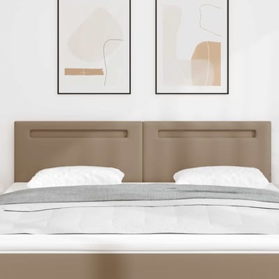 vidaXL - LED - Hoofdbord - Cappuccino - 180 - cm - Kunstleer