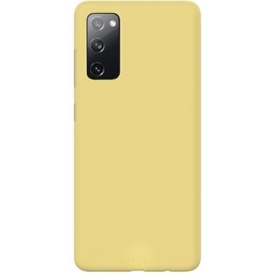 ShieldCase pantone Siliconen Hoesje geschikt voor Samsung Galaxy S20 - in meerdere kleuren verkrijgbaar - kwalitatieve backcover - optimale bescherming - geel