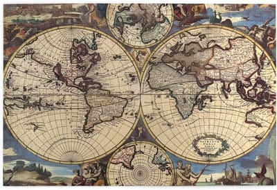 Houten Puzzel - Wereldkaart Puzzel - Ontspanning thuis - 1000 stukjes - 75 x 50 cm - Multicolor