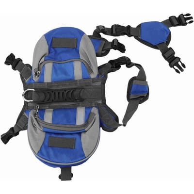 Sacoches pour chien Camping Randonnée Bande réfléchissante Sac à dos Sac de selle pour chien petit moyen grand
