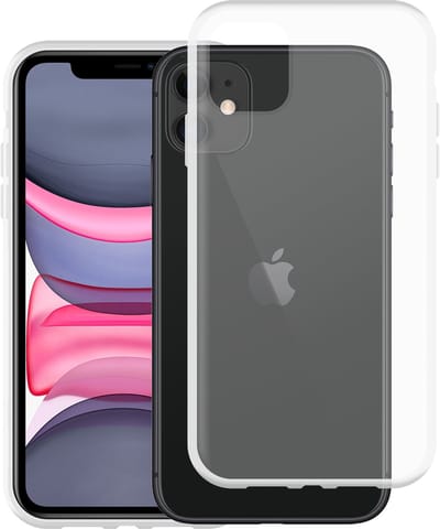 Just in Case hoesje geschikt voor iPhone 11 Hoesje Siliconen - Flexibele Case - Transparant