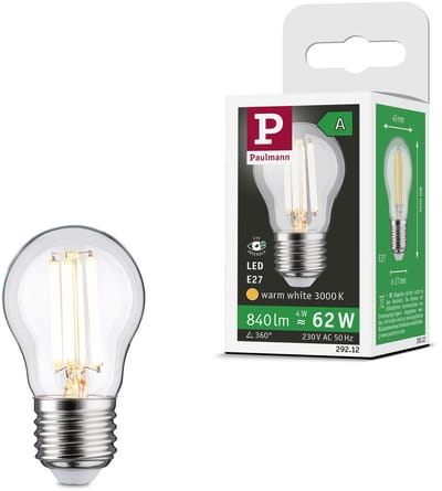 Eco-Line Filament 230 V LED-kogellamp Set van 1 80 mm 840lm 4W 3000K Helder