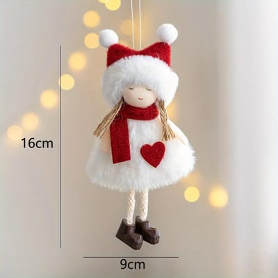Poupée ange de Noël, cadeaux de l'année, décorations de Noël pour la maison, ornements suspendus pour arbre de Noël, décoration de Noël