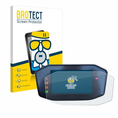 BROTECT - Screenprotector voor KTM 890 Duke R 2020 TFT Screen - Folie Beschermfolie Beschermglas matte