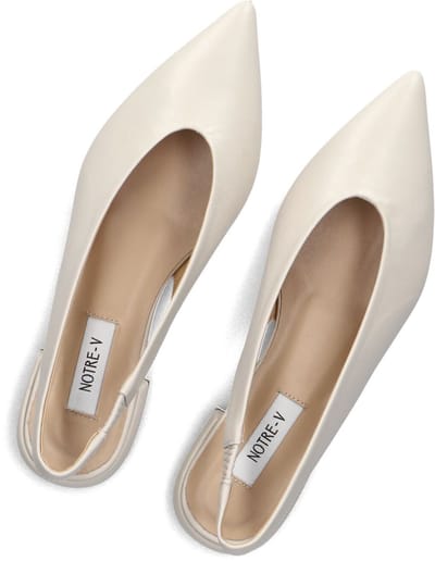 Notre-V 12218 Hakken Dames - Wit - Maat 36