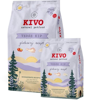 Kivo Verse Kip Puppy Glutenvrij - 2 x 14 kg