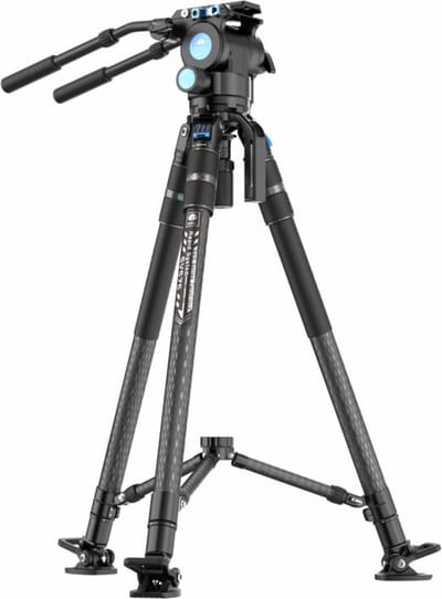 Sirui SVS75 + SVH15 Pro Rapid tripod Digitaal/filmcamera 3 poot/poten Zwart, Grijs