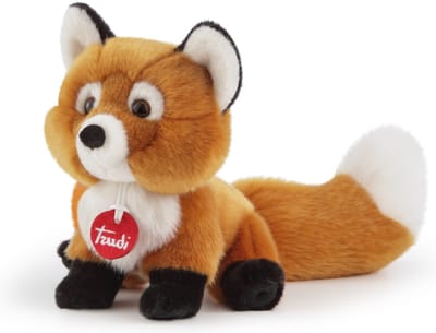 Trudi - Classic Knuffel Vos Vicky 19 cm - Handgemaakt in Italie - Hoge kwaliteit pluche knuffel - Knuffeldier voor jongens en meisjes - Bruin Wit - 16x18x19 cm maat S