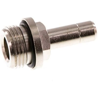 8mm x G3/8'' insteekfitting Messing Buitendraad NBR [2 Stuks]