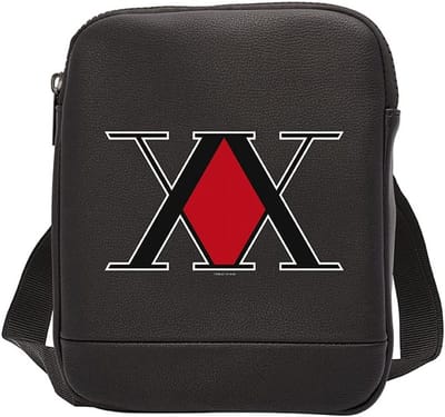 Schoudertas - Crossbody tas - Dagelijks gebruik - Embleem design - 22 x 17 cm - Zwart