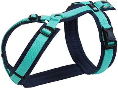 AnnyX Hondentuig - FUN - Speurtuig - Ocean Blue - maat XS - Borstomvang 43-52cm - Gewicht hond 6 -12 kg