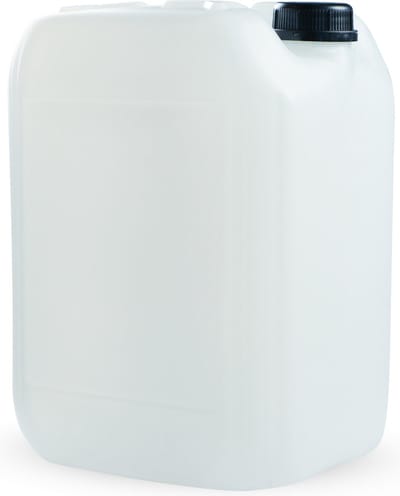 Airocans Jerrycan 20 liter - transparant kunststof - voor benzine, diesel, water