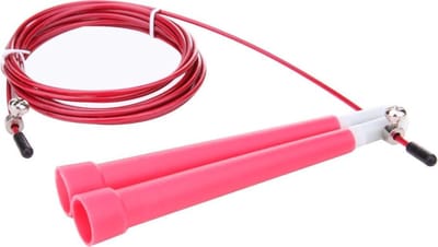 Verstelbaar Springtouw Speed Rope Fitness Sport Jump Rope Rood