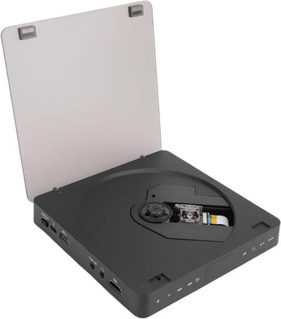 Dvd-speler - Multimedia speler - Films kijken - Alle regio's afspelen - 17 x 17 x 7 cm - Zwart