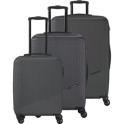 travelite Bali 4W Trolley L / M / S Black Zwart 77cm