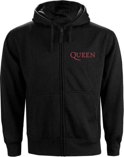 Queen - Classic Crest Vest met capuchon - S - Zwart