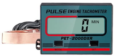Digitale Toerenteller - RPM Meter - Motor Meten - Dubbele Inductie - IP65 Waterdicht - Zwart