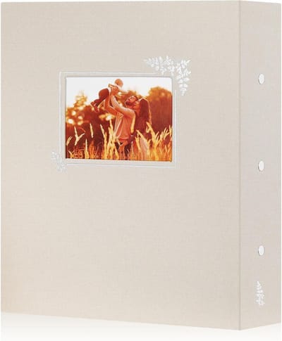 Fotoalbum 11,5 x 15 cm - 600 Foto's, Hoge Capaciteit, Linnen, Horizontaal en Verticaal, Beige Kleur