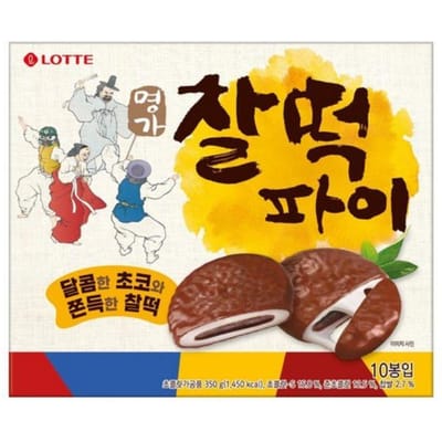Gâteau de riz moelleux Lotte (Choco 350g / Ube & Cream Cheese 250g) Choco 350g yellow