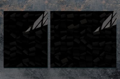 TMK ArtDeko - Snijplank - 100x52 cm - Hartglas - Zwart