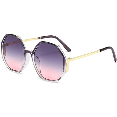 Lunettes de soleil hexagonales pour femmes Lunettes de soleil carrées irrégulières de designer pour hommes Lunettes de soleil pour la conduite la pêche UV400 Luxe Oculus as picture