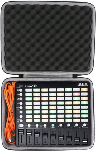 Duurzame Hard Travel Case voor USB MIDI Pad Controller - Bescherming voor Akai APC Mini MK2, Reisaccessoire en Opbergtas