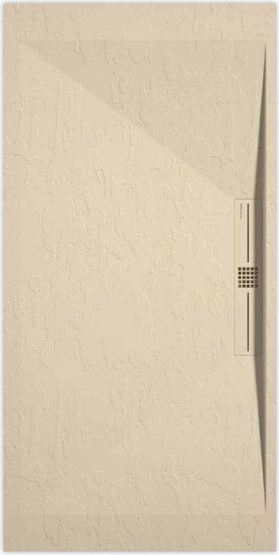 Sanifun douchebak Stone Side Cream Slate 1100 x 800 P