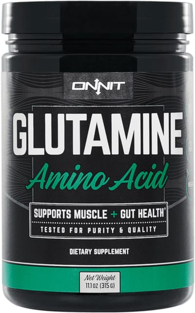 Onnit - Glutamine - Amino Acid - Supports Muscle + Gut Health - 300 gram - 60 porties