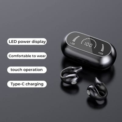Bluetooth Oordopjes - AIHONTAI - Sophia - Zwart - In-ear - Draadloos