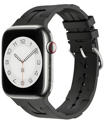 Beline Apple Watch Silicone Ultra band 38/40/41mm zwart/zwarte doos