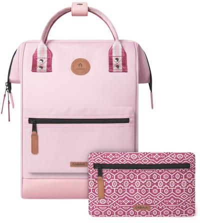 Cabaia laptoprugzak / Rugtas / Schooltas - 13 inch - Adventurer Medium - Roze