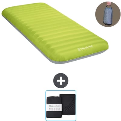 Intex Campingmat - 1-Persoons - 76 x 191 x 17 cm - Groen - Inclusief pomp en Hoeslaken