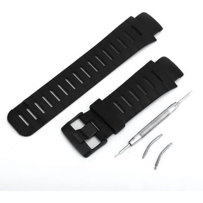 Bracelet de Montre en Caoutchouc d'Extérieur Accessoire de Remplacement pour SUUNTO X LANDER gray