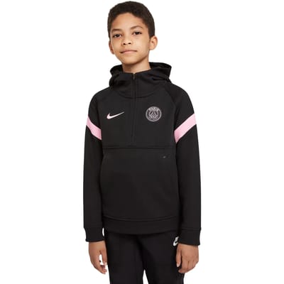 Sweater met kap en 1/2 rits voor kinderen PSG Dri-FIT 2021/22