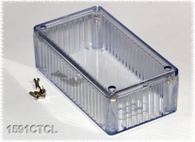 Hammond Electronics 1591CTCL – Universele behuizing – 120 x 65 x 40 mm – Polycarbonaat – Natuur
