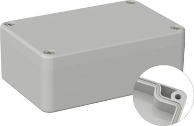 TRU COMPONENTS TC-9065596 Industriële behuizing 98 x 64 x 36.4 ABS Grijs-wit (RAL 7035) 1 stuk(s)
