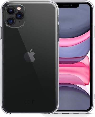 Hoesje - Geschikt voor Apple iPhone 11 Pro - Sterk & Shockproof - Hoes Cover - Siliconen Case - Telefoonhoesjes - Transparant