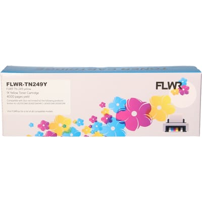 FLWR Brother TN-249Y geel (Huismerk (compatible))
