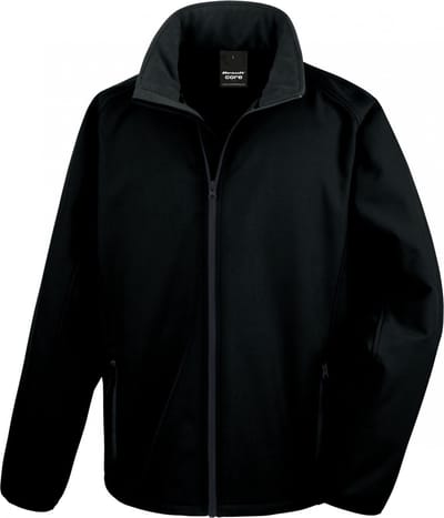 Result 3-in-1 Transit Jacket With Printable Softshell Inner RT236 - Black - XXL