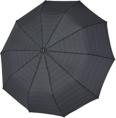 doppler Paraplu Fiber Gents Printed Magic Mini Strong Check Zwart Veelkleurig