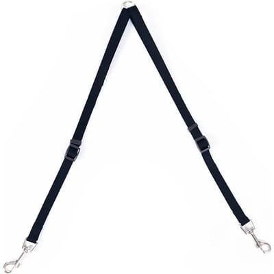 Duvoplus - Uitlaatriem Voor Dieren - Hond - Nylon Leiband Verstelbaar M-l - 200cm/25mm Rood - 1st