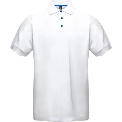 Polo met contrasterende knopen Pen Duick