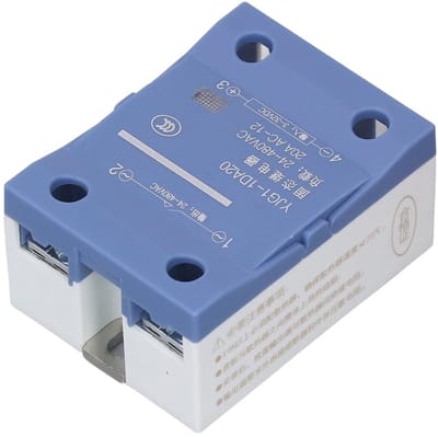 Dailygoody - DC Naar AC-Relais - Solid State Relay - Contactloos - 20A - Hoge Prestaties - Geschikt voor 3-32VDC - Model YJG1 1DA20