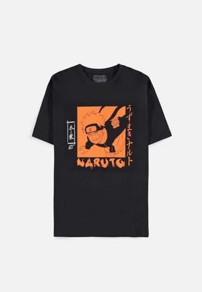 Naruto - Naruto Boxed Heren T-shirt - XS - Zwart