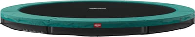 BERG SPORTS Favorit InGround 330 Trampoline - AirFlow Springdoek - Groen