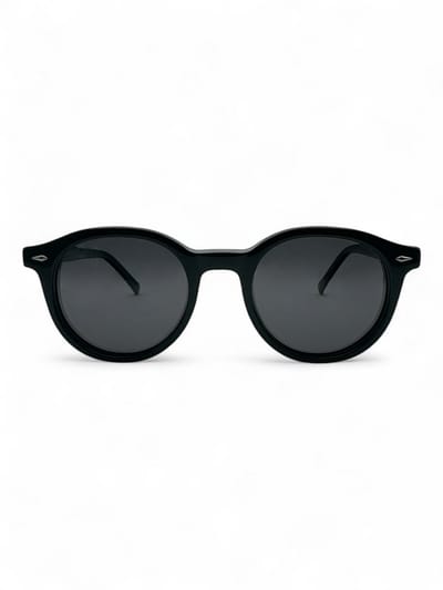 The Brand Remarkable – Zonnebril Unisex – Zonnebril Dames – Zonnebril Heren – Ronde Zonnebril – Zwart – UV400 – Luxe, Duurzame & Trendy Zonnebril – Designer Zonnebril – Mode Zonnebril 2025 – Inclusief Beschermhoes – Polariserend Look