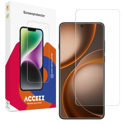 Accezz Screen Protector - Geschikt voor Oppo Find X9 Ultra - Gehard Glas Screenprotector