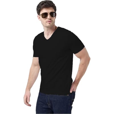 Boss Heren Spirit V Neck Slim T-Shirt (Set van 2) (Zwart)